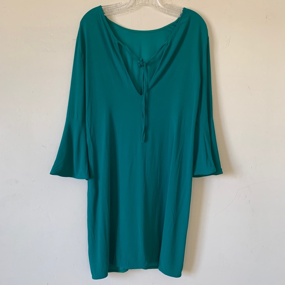 Sandro Teal Mini Dress - Picture 6 of 10
